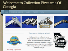 Tablet Screenshot of classiccollectionfirearms.com